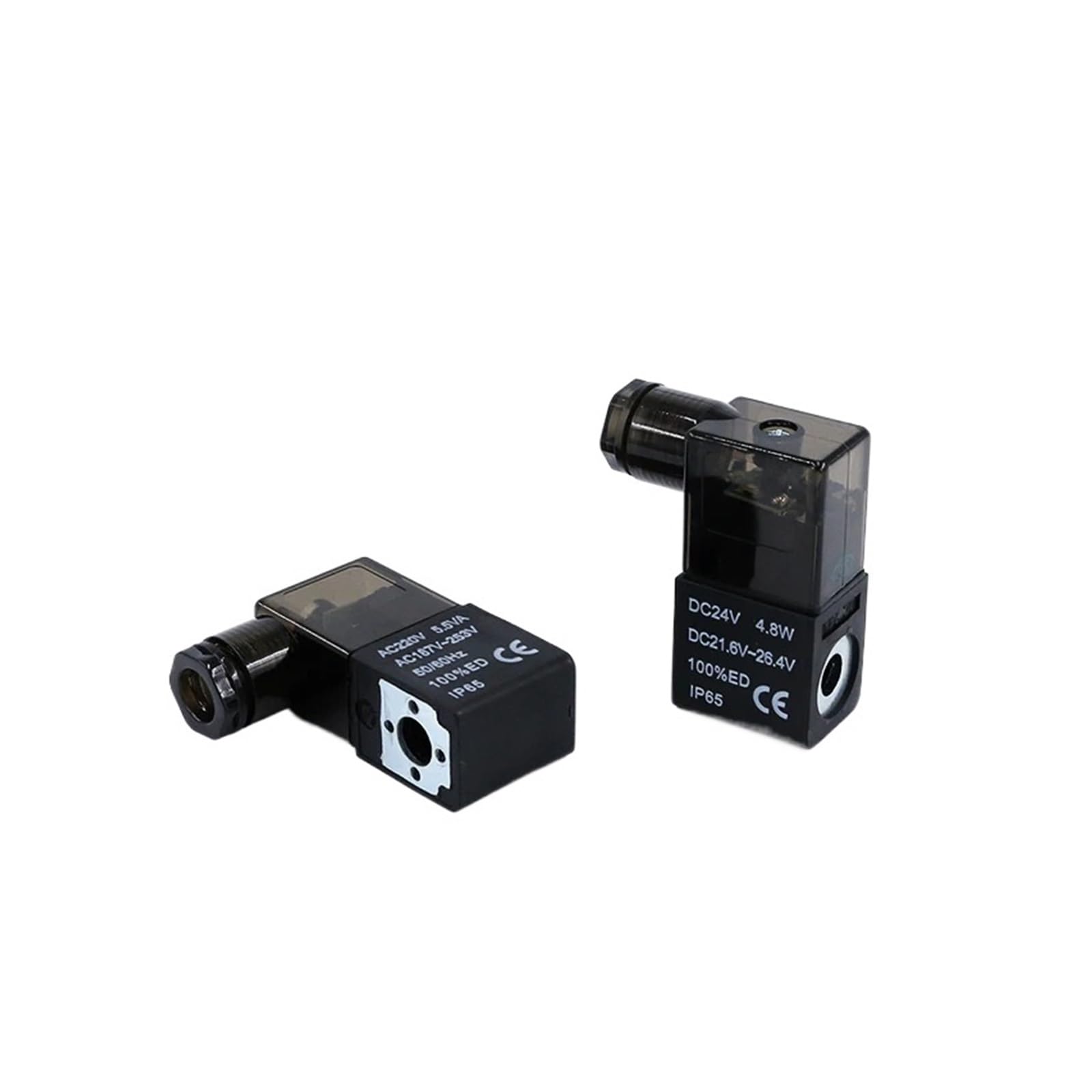 JNURGWLYH 1 PCS 4V210-08 Solenoid Coil 24V 220V Valve Head 4V310-10 Pneumatic Control Valve DC12V(AC110V)