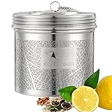 TEEMADE 2 Pack Extra Large Tea Infusers - Extra Fine Mesh Tea Ball Strainers - 18/8 Stainless Steel