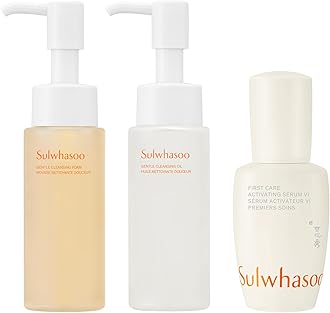 Sulwhasoo Gentle Cleansing Oil – Daily Oil Cleanser with Korean Herbal Ingredients for Face | Removes Waterproof Makeup & SPF, Softens & Nourishes Skin | Hydrating Double Cleansing, Korean Skincare