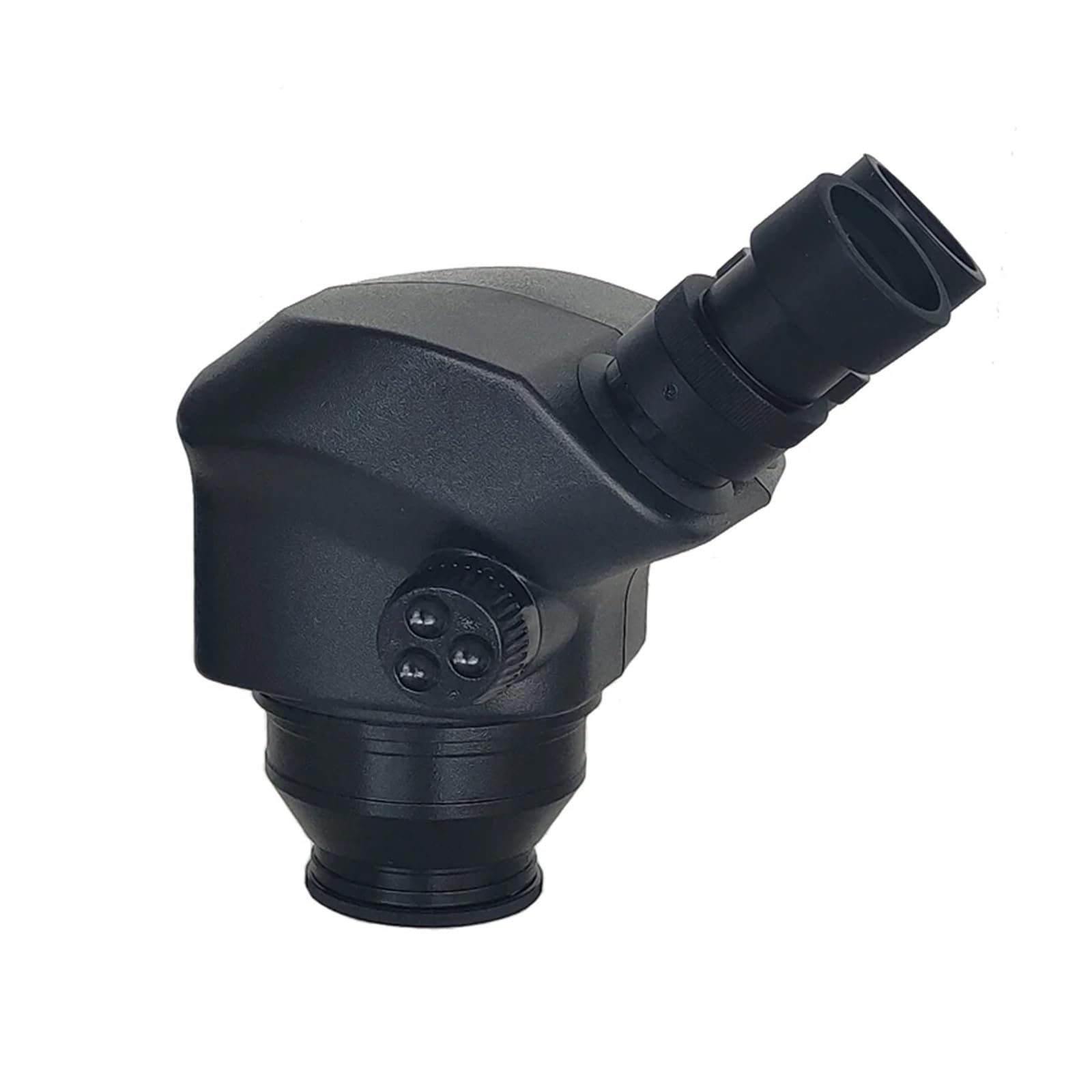 Cabezal de microscopio estereoscópico Binocular de plástico 7X-50X for Laboratorio, teléfono móvil, PCB, Herramienta de Soldadura(Black)