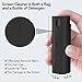 3 Pcs Fingerprint Proof Screen Cleaner, 3 in 1Touchscreen Mist Cleaner Spray Wipe Screen Cleaner Soft Fiber Flannel, Safe for All Phones Glasses Tablet Laptop TV Watch Screens(Grey)