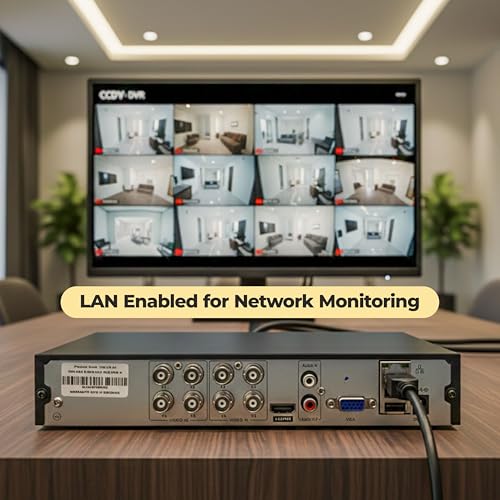 Image of Trueview 8 Channel CCTV DVR | H.265 Digital Video Recorder | Supports Up to 5MP-H Cameras | 4-in-1 HD DVR | Full HD HDMI & VGA Output | P2P Cloud Remote Viewing | Up to 6TB Storage