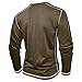 Estokap Mens Henley Shirt Long Sleeve Casual Button T-Shirts Fashion Cotton Soft Pullover Shirt ArmyGreen