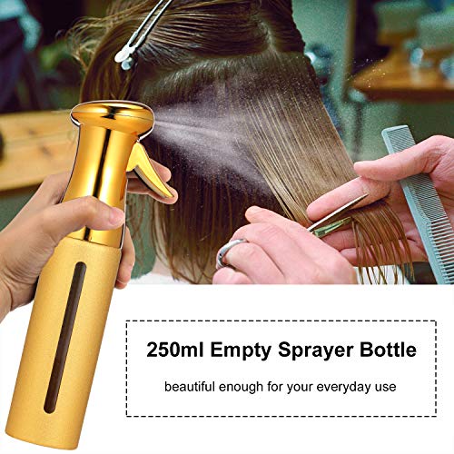 Doneioe 250 ml Frasco pulverizador vazio para cabelo, ferramenta de cabelo, pulverizador de água par