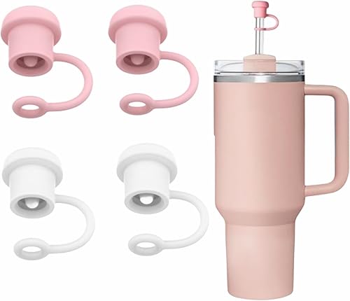 Miniatura 1 de Funda de popote para Stanley, tapa de popote de 0.394 in compatible con vaso Stanley de 40 onzas con asa, cubierta de popote para accesorios de copa