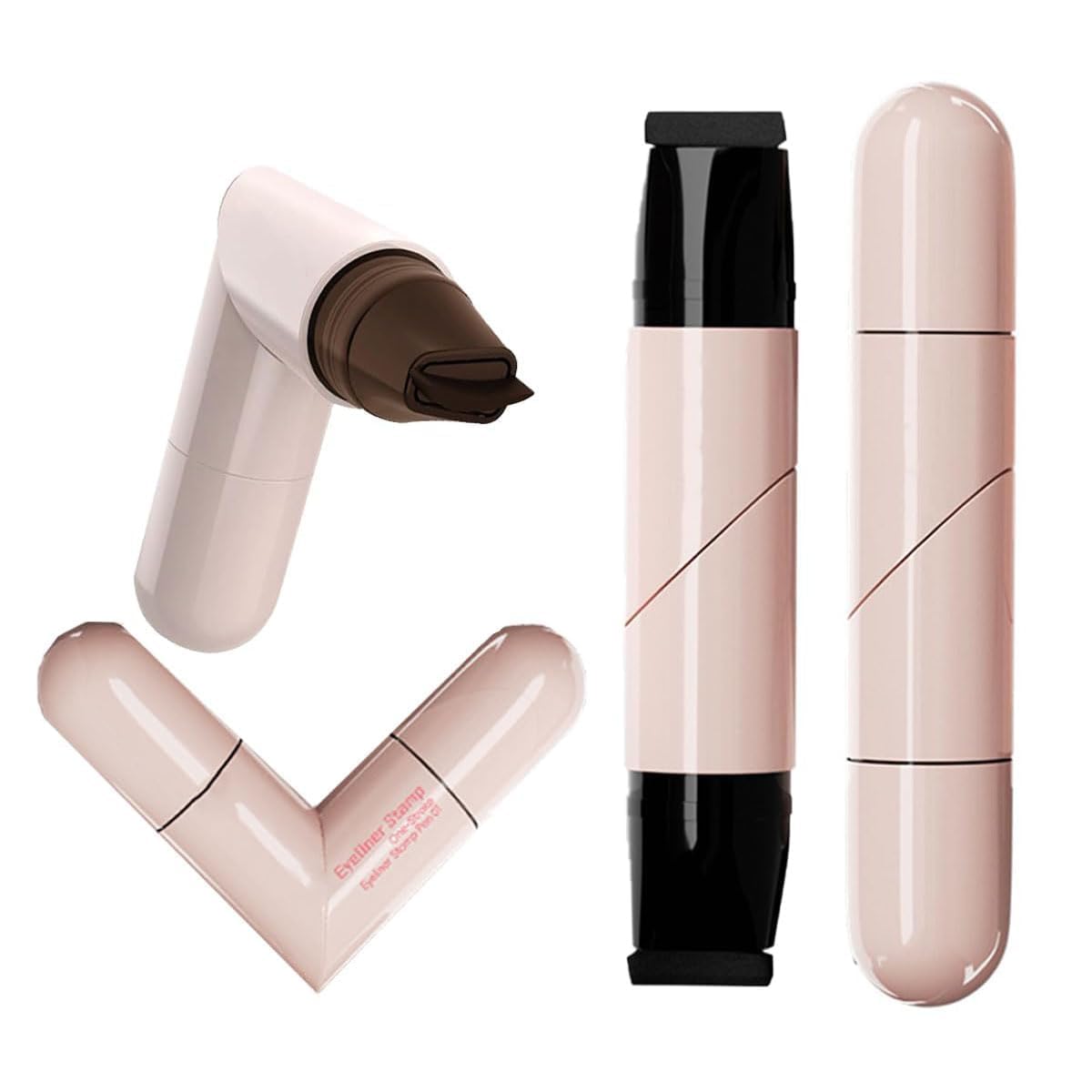 2 Side Waterproof of Rotate Black Eyeliner Stamp Pen, Long Lasting Eyeliner Pen, Quick Wing Eye liner Stamps, Black Eye Liner Pens, Singal Pcs-image-26