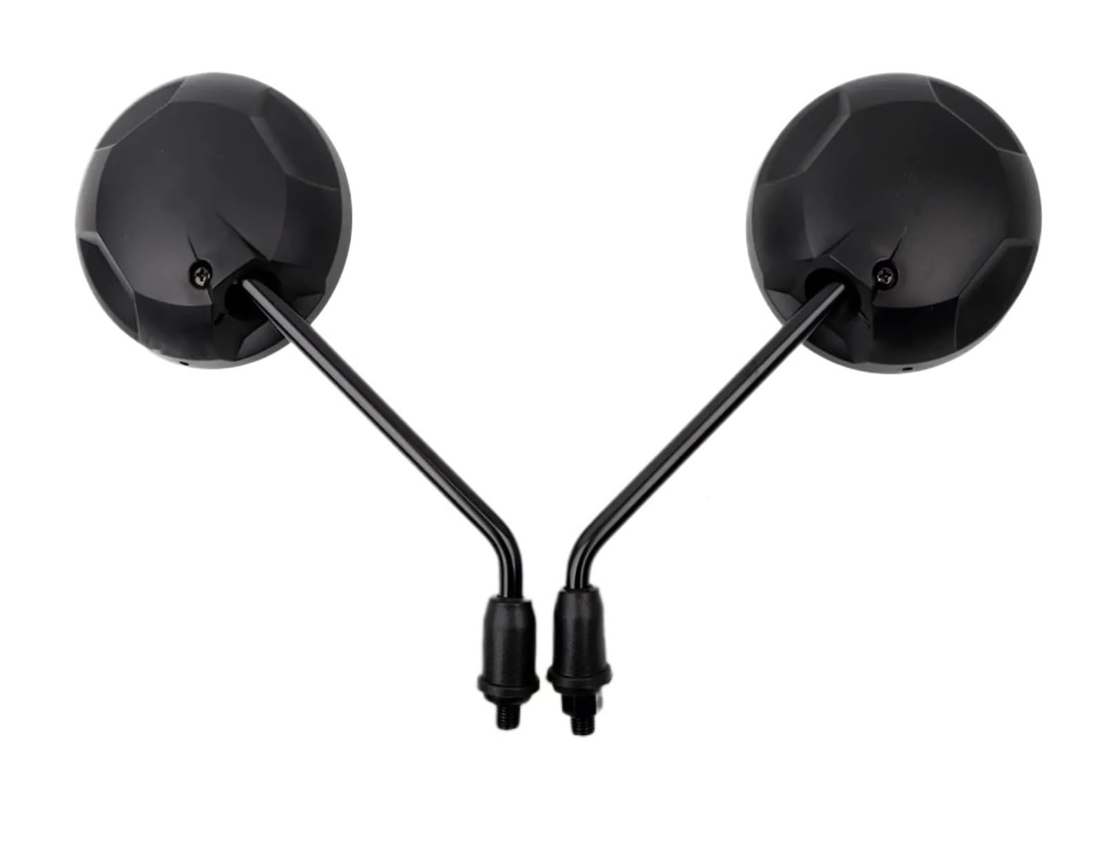 Motocyklowe Lusterka Wsteczne Moto Lusterko końców Pasuje Do MSX125 Grom Do Uniwersalnych Lusterek Wstecznych Pasuje Do CMX 300 Rebel X War 10mm(Black)