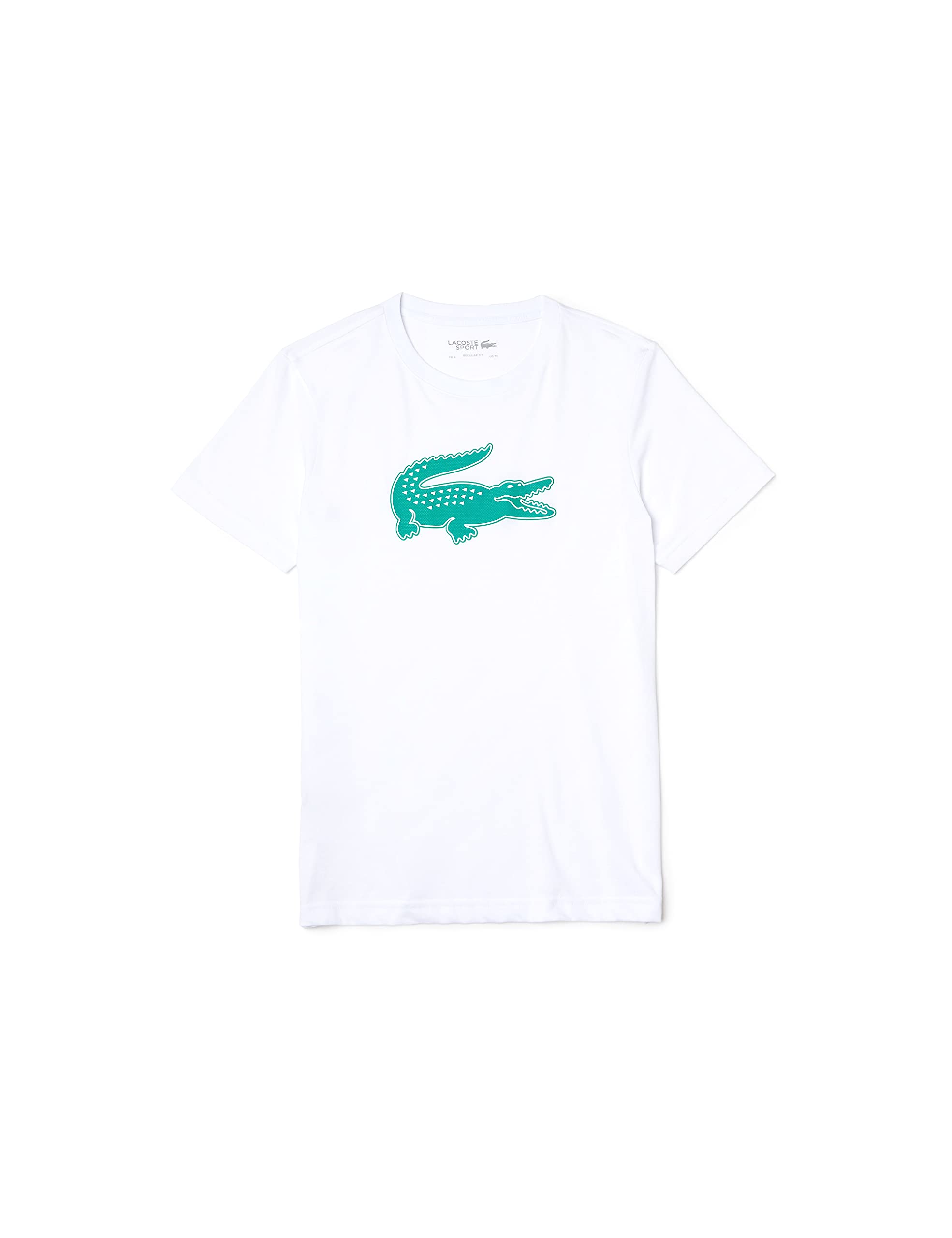 Lacoste Sportowa koszulka męska, Biały/werdier, XXL