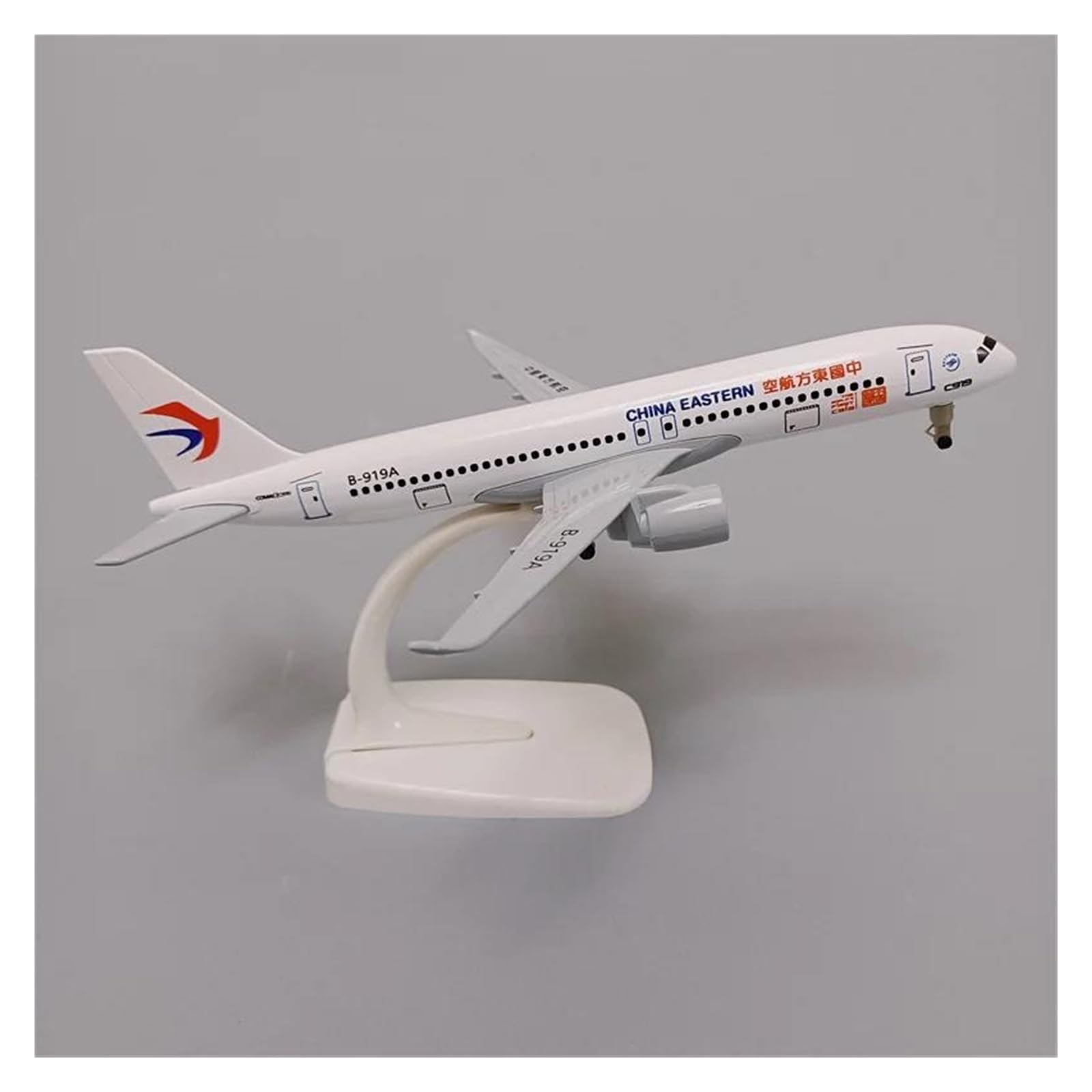 Modello Aereo Pressofuso Per Aviazione C919 19 Cm Commerciale Cinese Orientale Ornamenti Per Carrello Atterraggio Modello di Aereo in lega