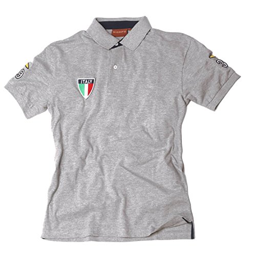 Polo T-Shirt Tshirt Estivale Manches Courtes écusson Italie armée Militaire L Vert