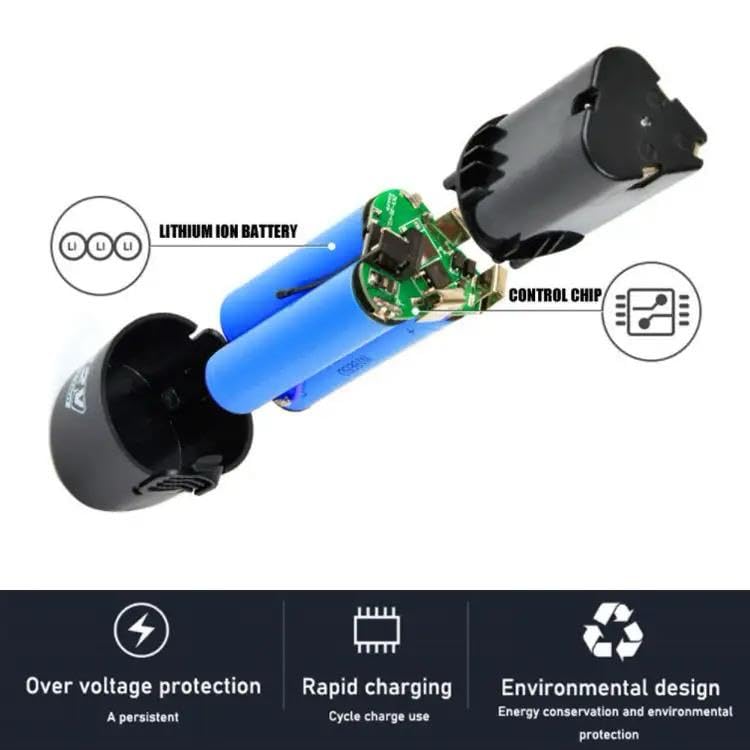 Image of POWERTUFF 12V Cordless Drill Battery and Charger 220V - 50 /60Hz 12VDC 3A, 1000MAH Universal for Cordless Drill