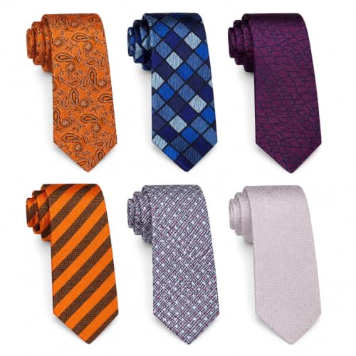 Image of WeiShang Neckties for Men, Classic Formal Tie