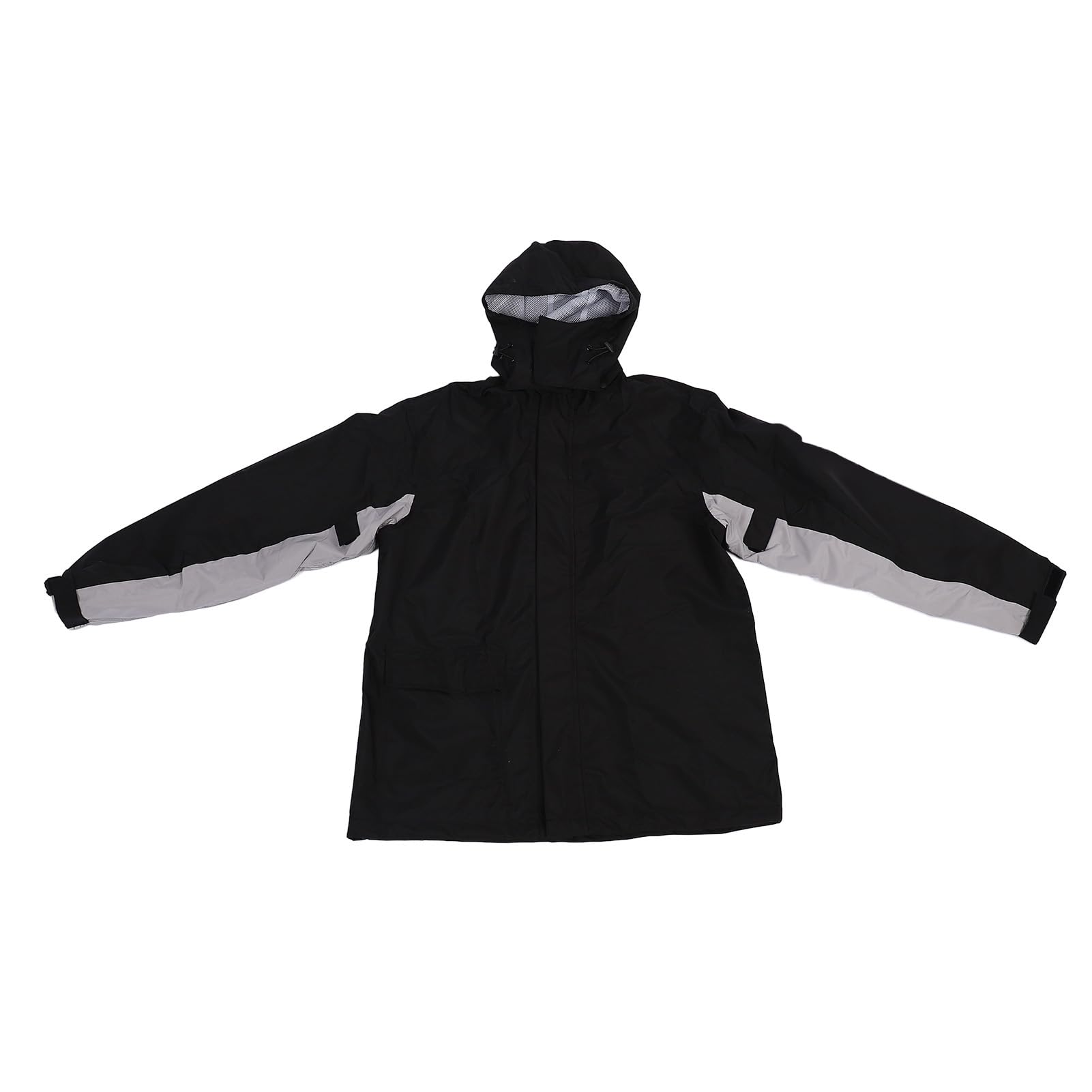 Tuta impermeabile per moto, traspirante, leggera, impermeabile, per equitazione, escursionismo, campeggio, colore nero, 2 pezzi