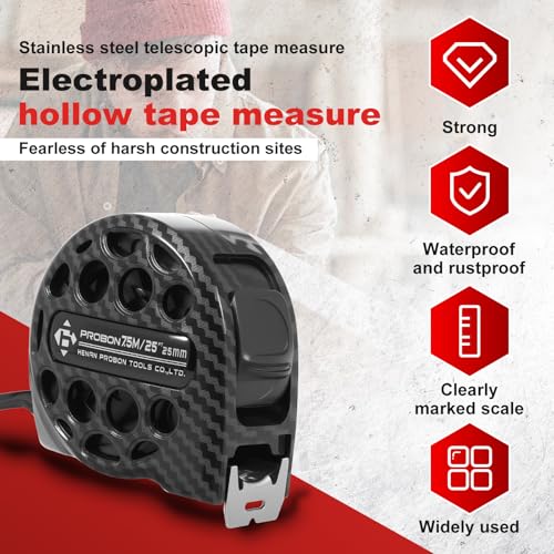 Cinta métrica retráctil acero inoxidable 7.5 m miniatura 4