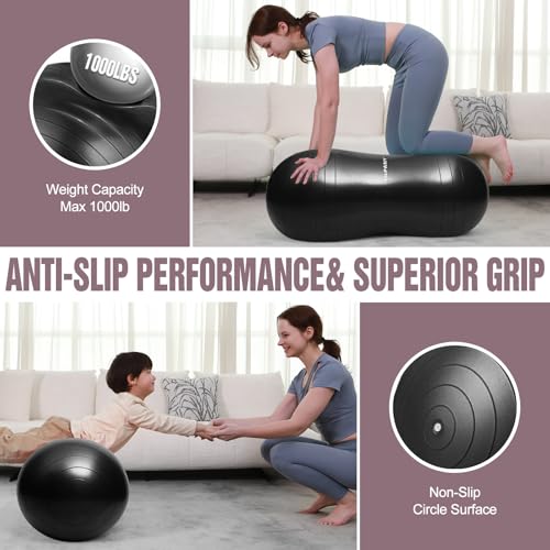 Image of INPANY Peanut Exercise Ball for Labor, Physical Therapy & Fitness