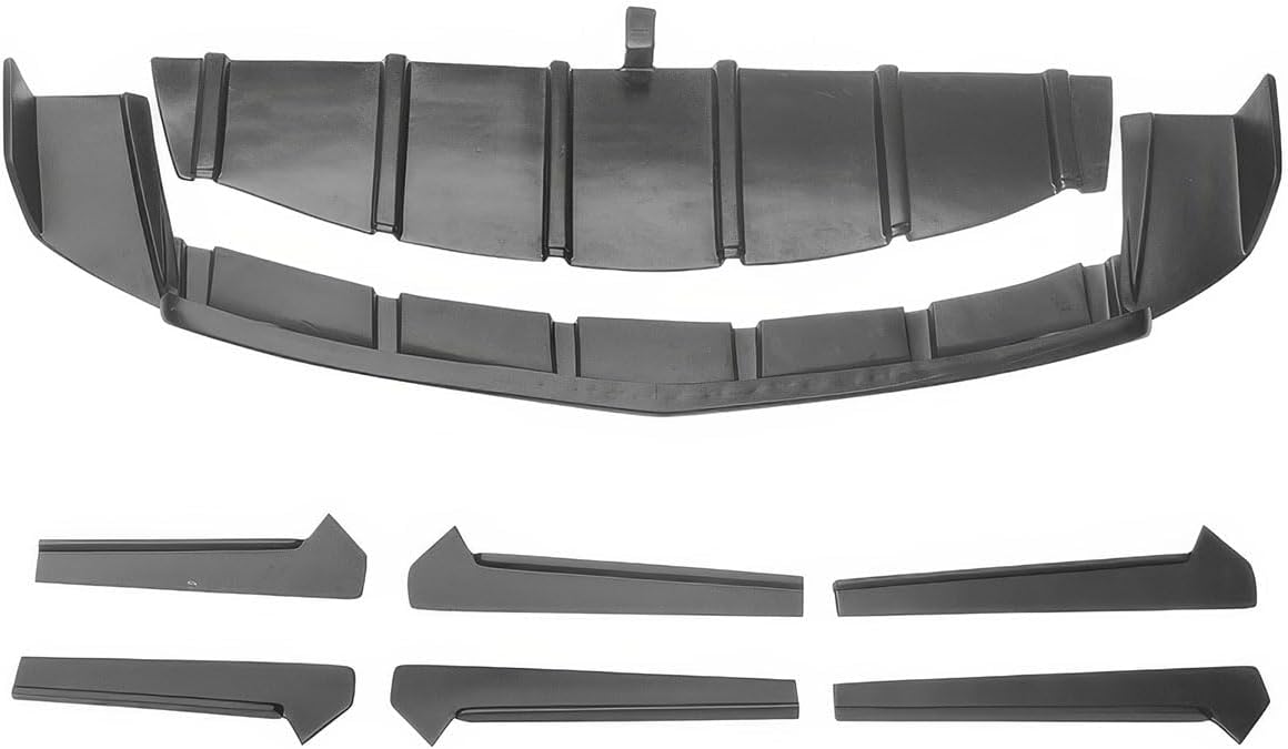 Custom Fit Rear Diffuser Compatible with 2010-2015 Chevrolet Camaro ZL1 Models Only, ZL1 MB Style PP Rear Bumper Lip Splitter Spoiler Unpainted