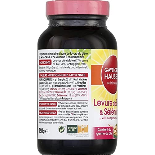 GAYELORD HAUSER - Levure De Bière Comprimés 160G - ( Lot De 3 )