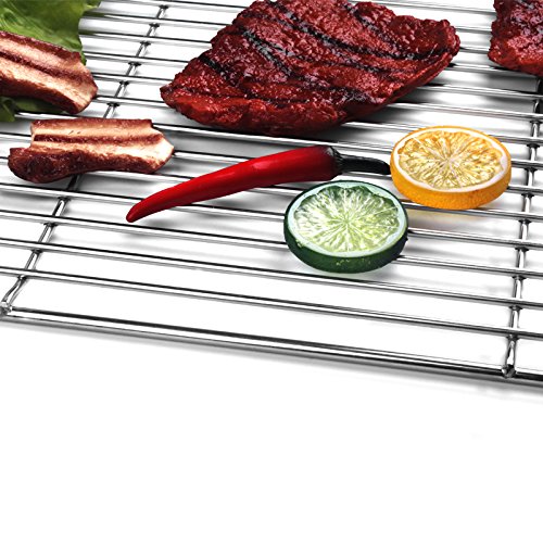 Edelstahl Dreibein Schwenker Grillgestell & 70 cm Edelstahlrost & Tasche - für Profis und Gartenliebhaber