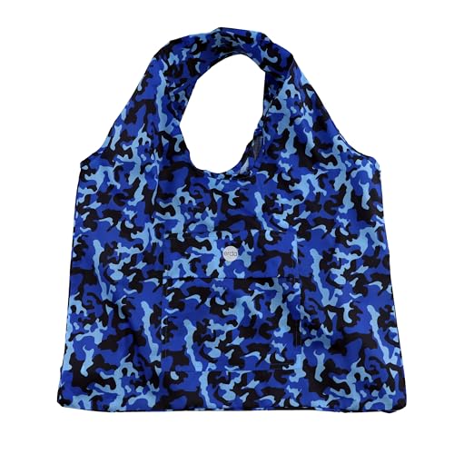 erda Sand-Free Travel Beach Bag Made with Recycled Water Bottles - Ocean Camo