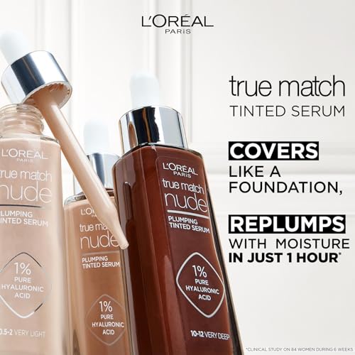 Sérum Teinté True Match Nude L'Oréal Medium 4-5 repulpant - 2