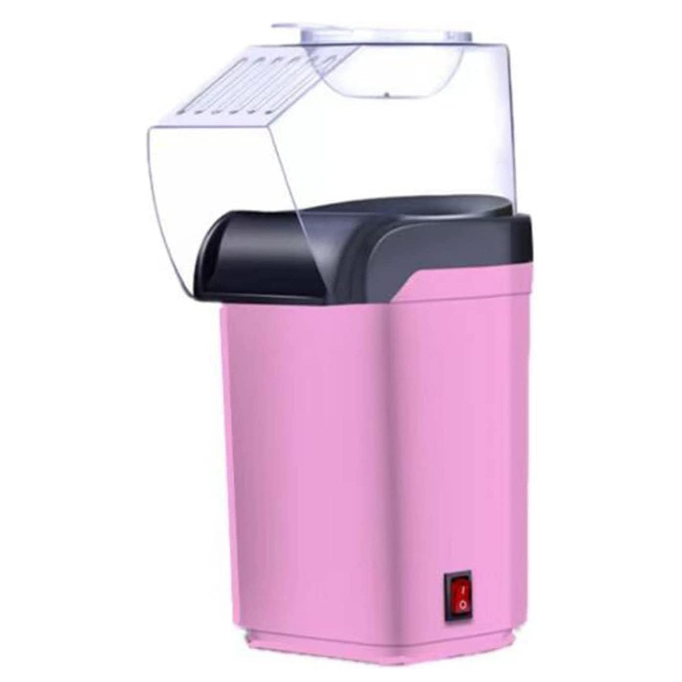 Macchina per Popcorn Portatile, Macchina per Popcorn ad Aria Calda da 1200 W Senza Bisogno di Olio, per Famiglia, Festa, con misurini,Rosso