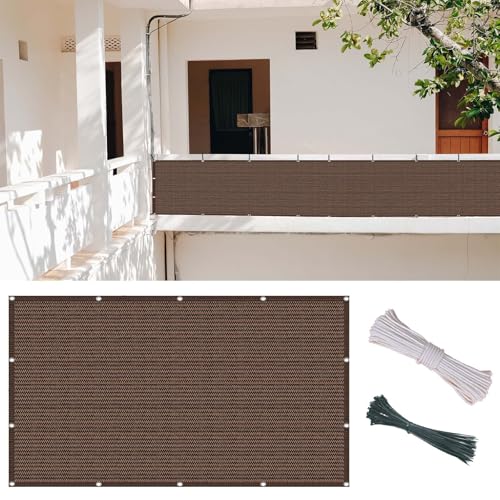 Couverture de confidentialité marron robuste et anti-déchirure - 2