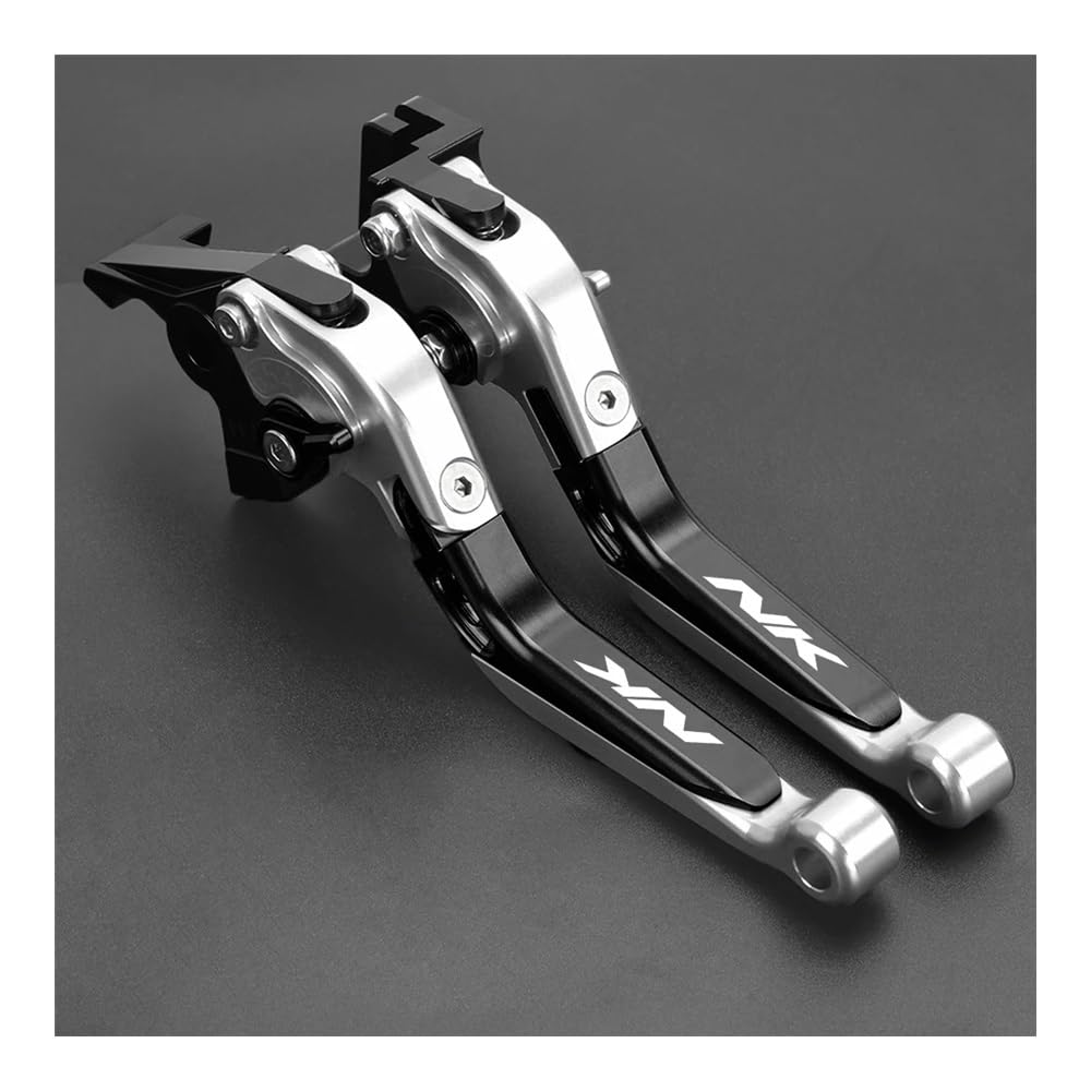 Zdgxfhsrh Silver Motorcycle Brake Clutch Levers For Cf Moto 450Nk Nk450 450 Nk Cf450nk 2022 2023 2024 Motorcycle Accessories Adjustable Folding Brake Clutch Levers(Silver)