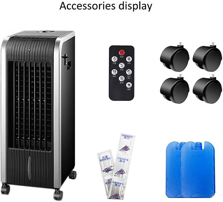 Air Cooler for Home Office Air Coolers Evaporative Coolers Portable Humidifier Purifier Misting Evaporative Air Conditioner Whit Remote Control Fan and Bladeless Noiseless Fan for Office D