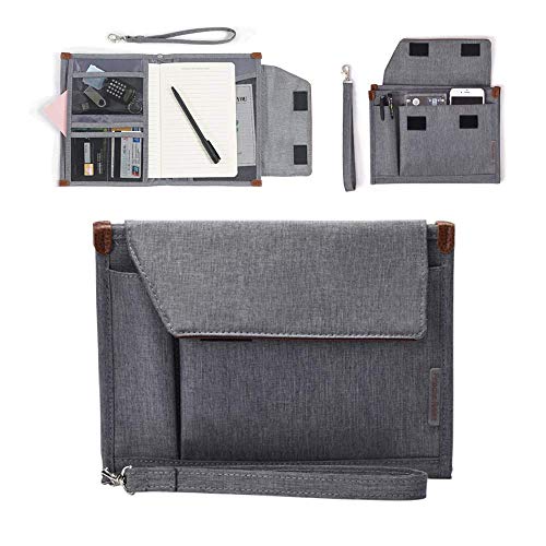 Giddah Portatile Documento Cartella PU Pelle