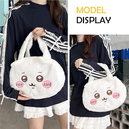 Bolso de hombro de peluche cute para mujer miniatura 7