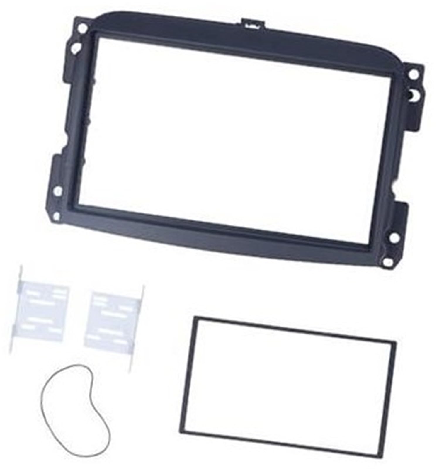 Panel radia stereo 2Din Car Stereo Radio Fascia DVD dla Audio
