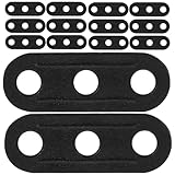 SUPVOX 50 Hebillas Tensoras de Cuerda Antideslizantes para Tiendas de Campaña Ajustables de Plástico Resistente 3 Orificios para Camping y Actividades al Aire Libre