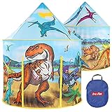 LOL-FUN Tent for Kids Indoor Boys 3 4 Years Old, Kids Tent for Boys Dinosaurs Toy, Pop Up Play Tent...