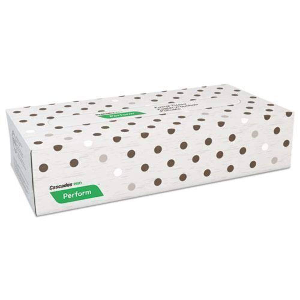 Cascades PRO Perform Facial Tissue, 7.30" x 8.10", Latte 30 per Carton
