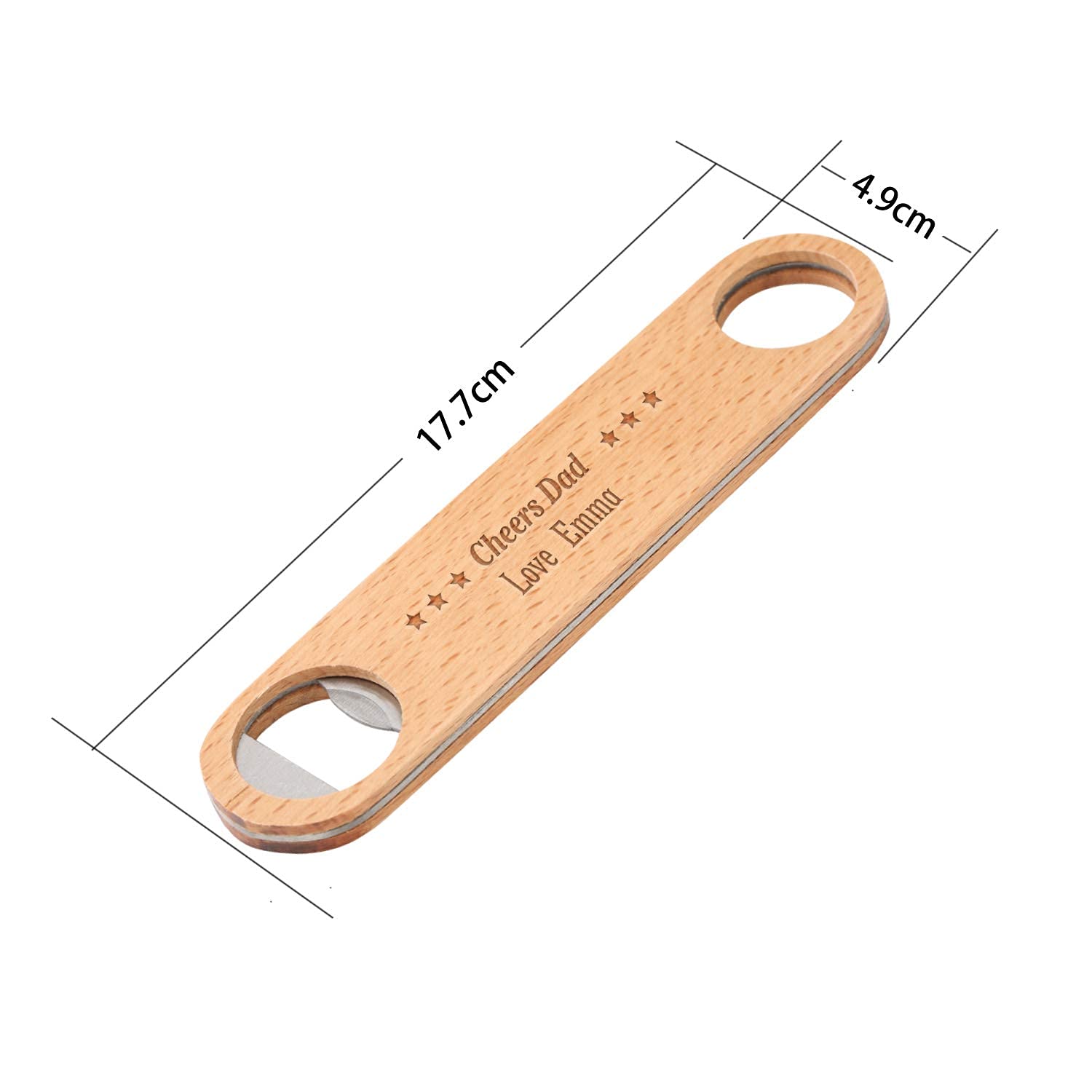 Apribottiglie In Legno Rotondo Con Incisione – Regalo Originale Per La Festa Del Papà - copertina