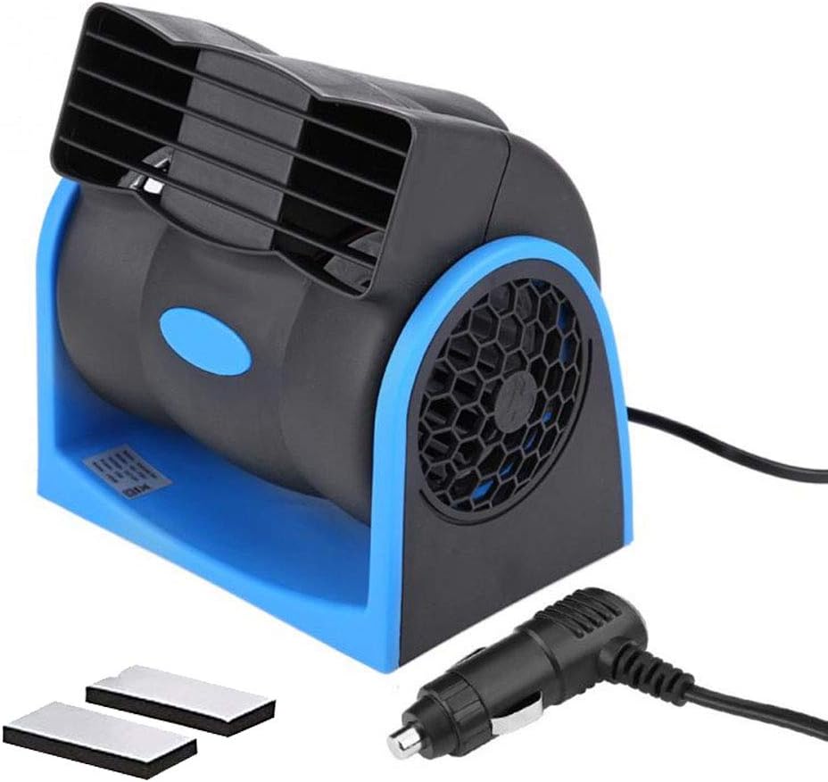 HITOPTY12v Electric Car Dash Fan with Cigarette Lighter Plug for Auto Sedan Vehicle Pickup Van