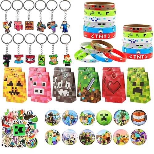 HYZMSZA 98 Pcs Videojuegos Cumpleaños de Regalo, Decoración de