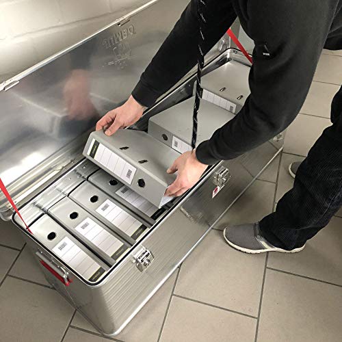 Jumbo Aluminium Transport-Box Alu 160 Liter ALU160 L 1182 x B 385 x H 412 mm Kiste Truhe Lager-Box Alubox (160 Liter)