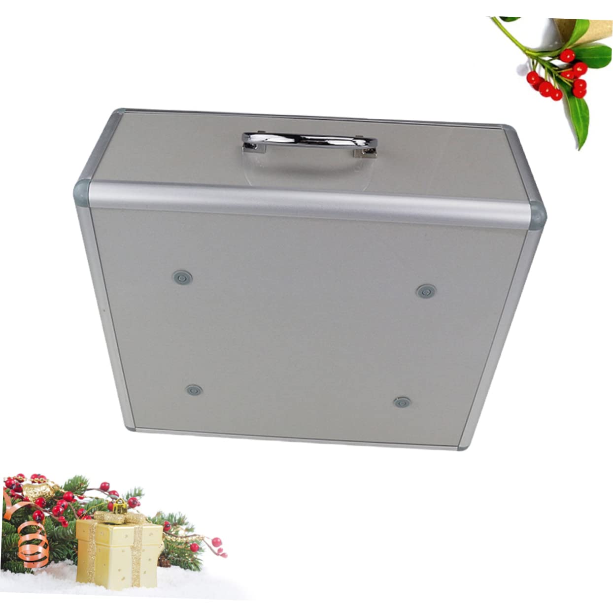 minkissy Botiquín De Caja De Emergencia Almacenamiento Aleación De Aluminio Asa