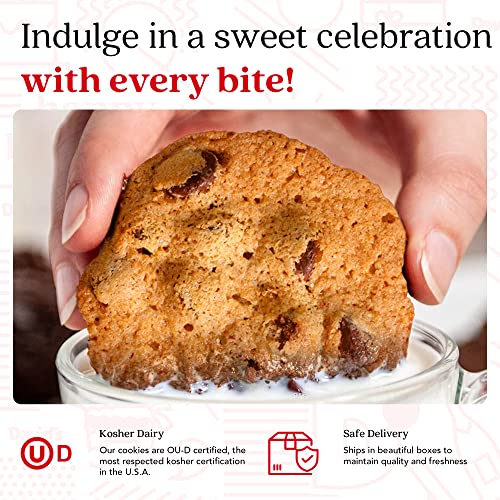 David’s Cookies Happy Birthday Cookie Gift Basket - Deliciously Flavored Assorted Cookies In A Lovely Gift Crate - Gourmet Thin Crispy Cookies, Butter Pecan Meltaways, And Choco Chip & Pure Butter Shortbread Cookies #TOP3