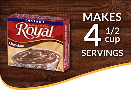 Image of Royal Instant Pudding Dessert Mix, Chocolate, Fat Free (12 - 2 oz Boxes)