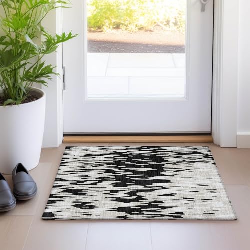 Tapete Addison Rugs Chantille Black 30 in x 20 in