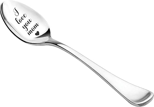 Miniatura 6 de I Love You Mom - Cuchara grabada para mamá, regalo para Navidad, cumpleaños, Acción de Gracias, cucharas, idea de regalo para mujeres, regalo del