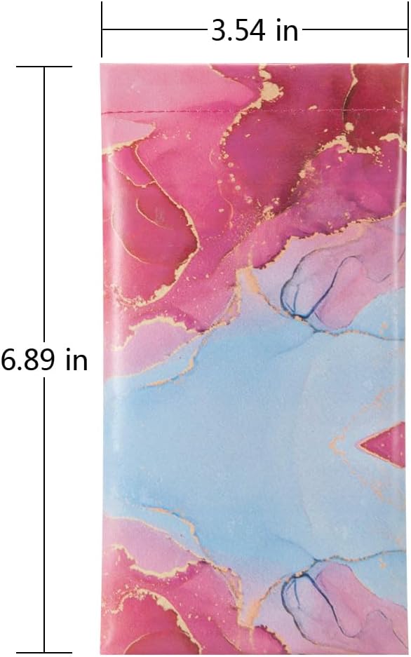 TRIUMPH VISION Squeeze Leather Sunglasses Pouch - 3 Pack Glasses Case Soft Eyeglass Sleeve Pouch Holder - Image 2