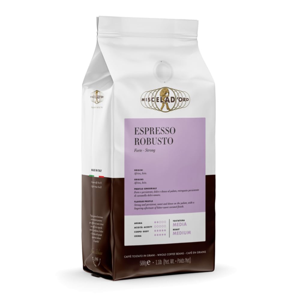 Miscela d'Oro Espresso Wytrzymałe ziarna - opakowanie 500g