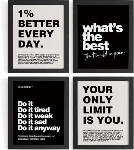 Image of DAKSHESTRY ARTWORKS Superhero Motivational Wall Art Set of 3 | Premium Framed Posters for Bedroom, Living Room & Office | Red Theme Modern Wall Decor | Ready to Hang