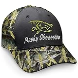 Fishouflage Musky Obsession Cap – Men’s Camo Fishing Hat