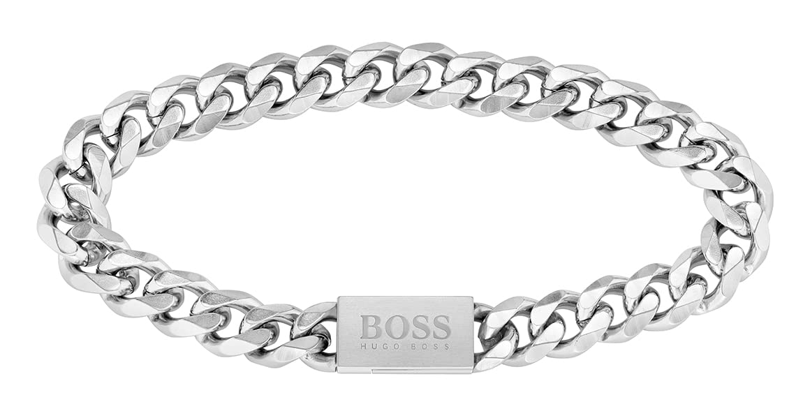 BOSS Jewelry Gliederarmband für Herren Kollektion CHAIN LINK verfügbar aus 2 Grösse
