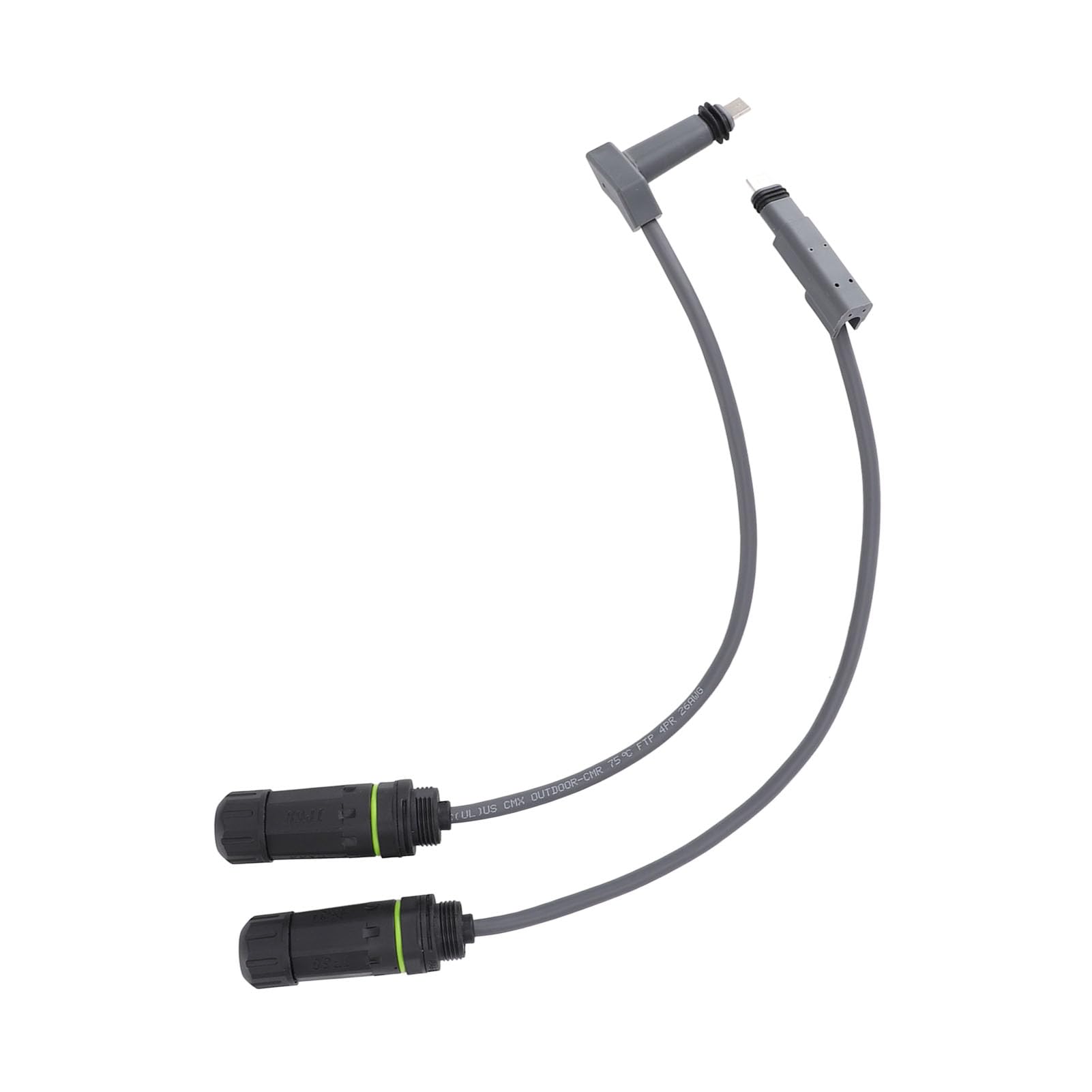 MENDUNERStarlink Ethernet Adapter, SPX Male to RJ45 Adapter 1200 Mbps IP68 Waterproof Ethernet Cable Connection for Dishy and Router Satellite, Pack of 2