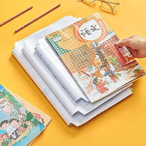 Image of EASTHILL Clear Matte Film for Craft, Waterproof School Textbook Protective Case Cover Can Be Cut Self-Adhesive Pack of 30 PCS (Transparent, Mix)